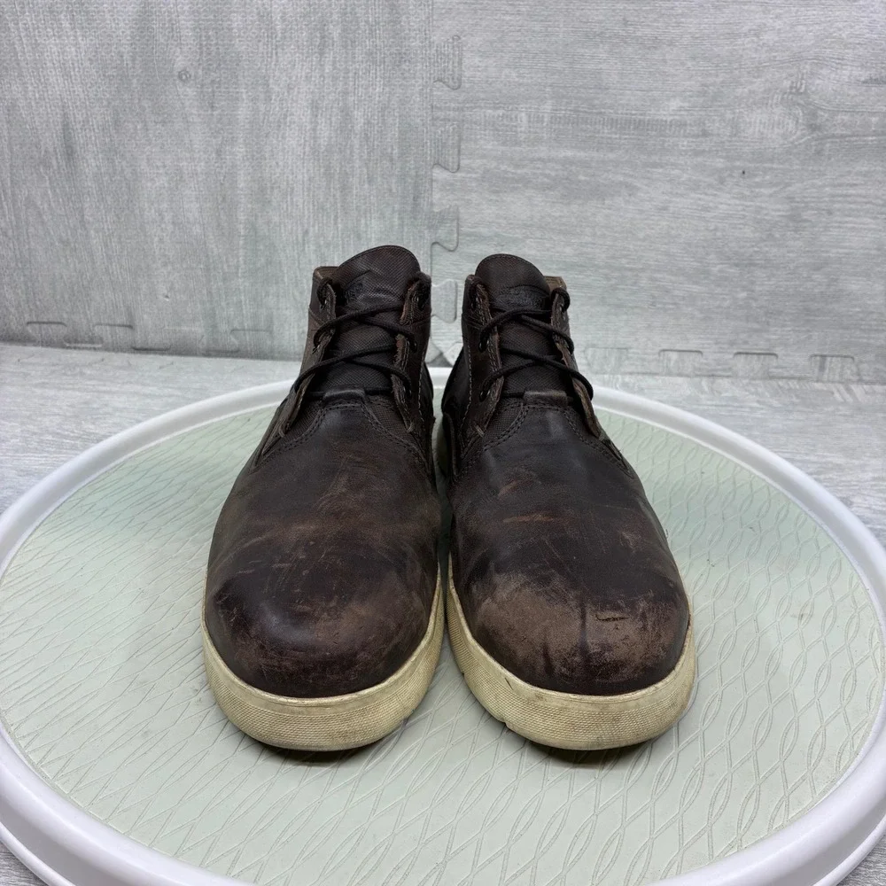 Red Wing Cross Lite Chukka Boots Mens 10 D Brown Leather Safety Toe 6719